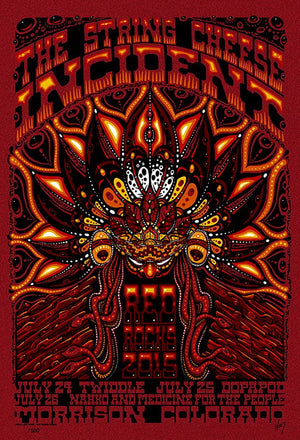 2015 String Cheese Incident Red Rocks - Zen Dragon Gallery