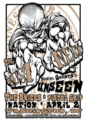 2002 The Business/Unseen DC Show Poster - Zen Dragon Gallery