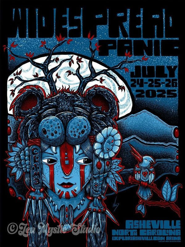 2025 Widespread Panic Asheville - Zen Dragon Gallery