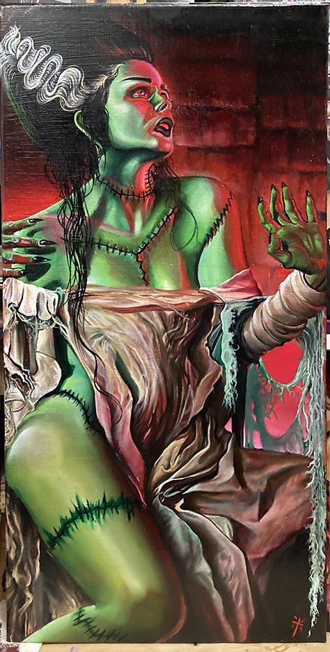 Made To Order Bride, oil on canvas - Zen Dragon Gallery