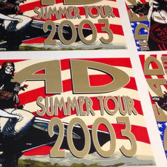 2003 The Dead Summer Tour Press Sheet - Zen Dragon Gallery