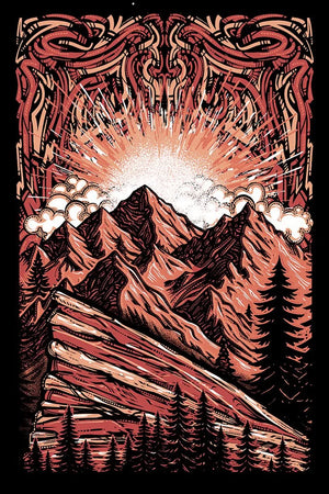 2025 History of Red Rocks Lucchesi Wood Collab