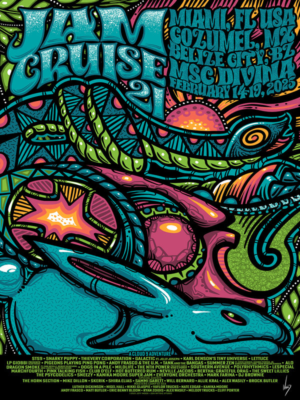 2025 Cloud9 Adventures Jam Cruise 21 - Zen Dragon Gallery