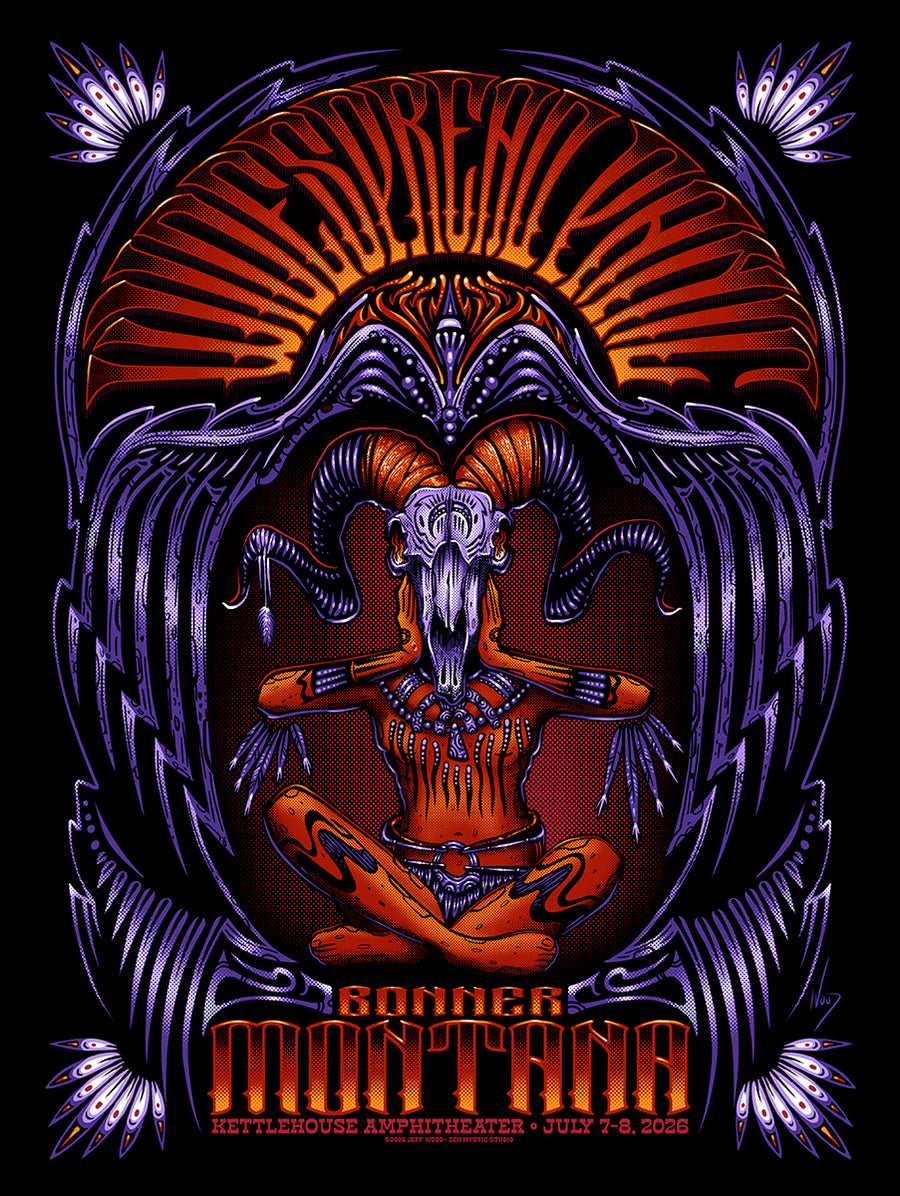 2026 Widespread Panic Bonner MT - Zen Dragon Gallery