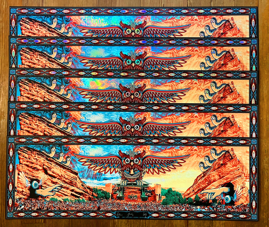2026 Red Rocks Lucchesi Leunig Wood Collab - Zen Dragon Gallery
