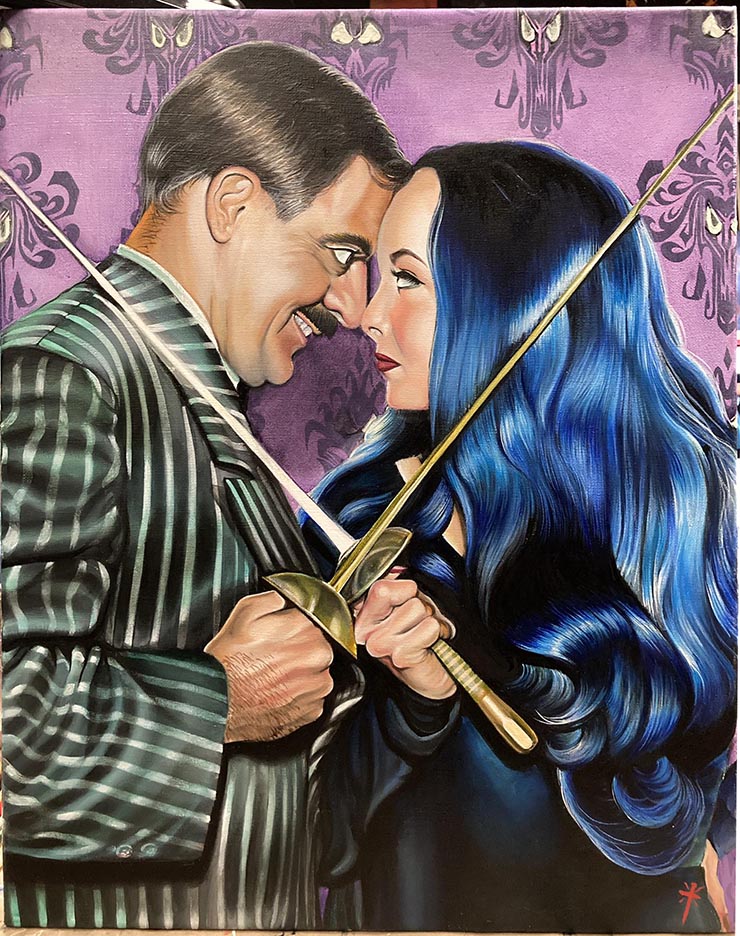Gomez And Morticia - Zen Dragon Gallery