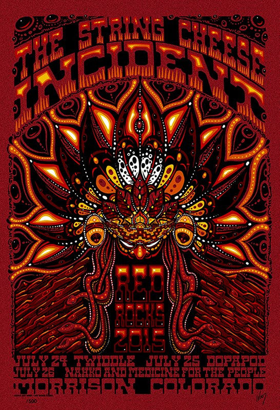 2015 String Cheese Incident Red Rocks