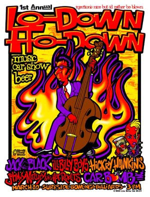 1998 Lo-Down Ho-Down Punk Rock Rockabilly Festival Jeff Wood Zen Dragon Gallery