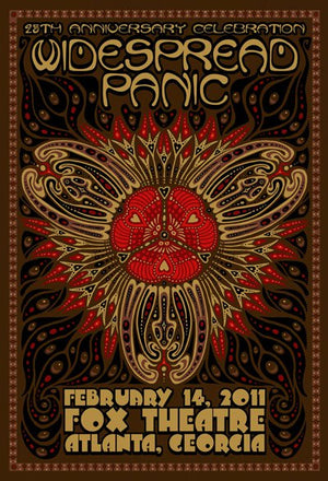 2011 Widespread Panic Atlanta Fox - Zen Dragon Gallery