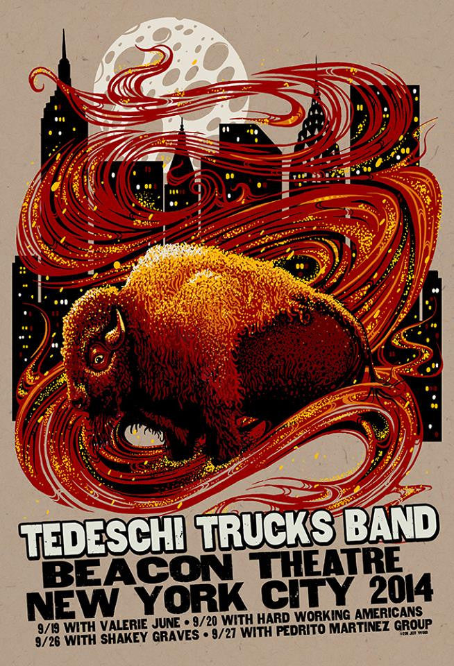 2014 Tedeschi Trucks Band Beacon - Zen Dragon Gallery