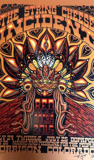 2015 String Cheese Incident Red Rocks - Zen Dragon Gallery