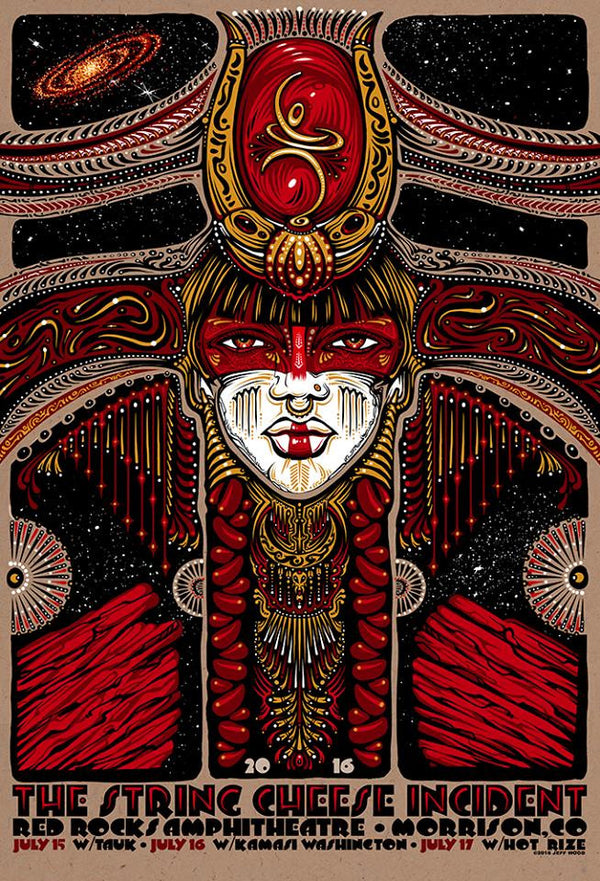 2016 String Cheese Incident Red Rocks - Zen Dragon Gallery