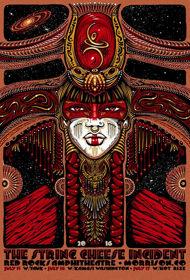 2016 String Cheese Incident Red Rocks - Zen Dragon Gallery