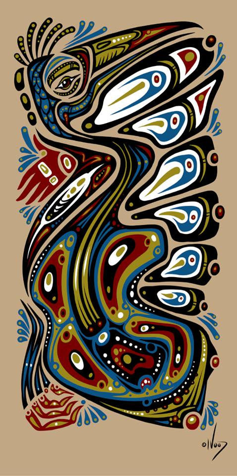 Northwest Native Bird Mini Print - Zen Dragon Gallery