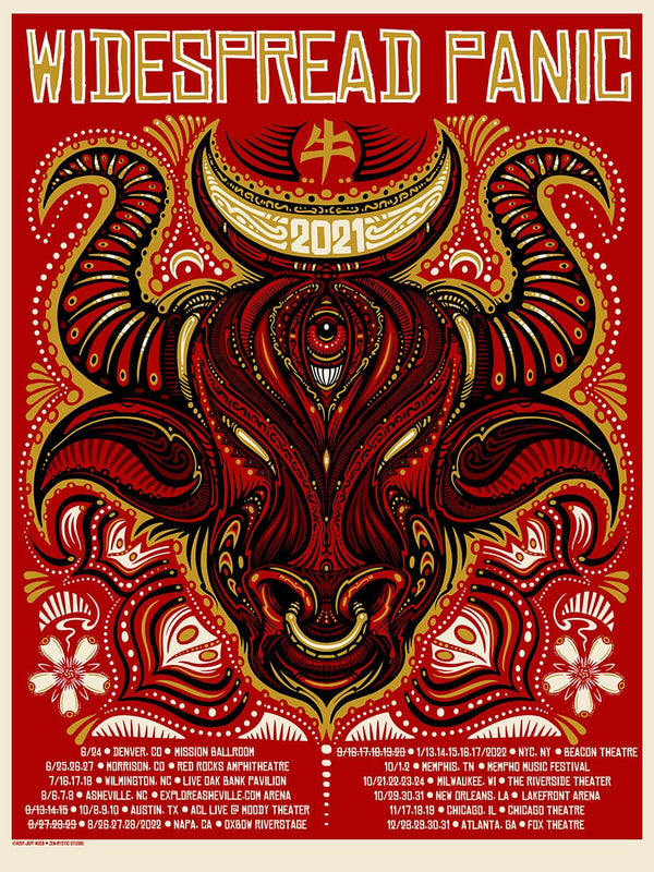 2021 WIDESPREAD PANIC TOUR - Zen Dragon Gallery