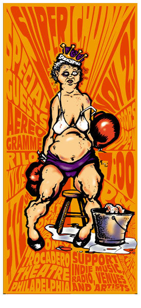 2001 Superchunk Philadelphia Show Poster or Handbill - Zen Dragon Gallery