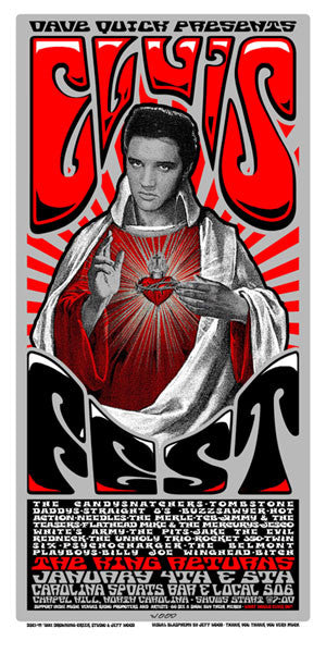 2001 Elvis  Fest: The King Returns Event Poster or Handbill - Zen Dragon Gallery