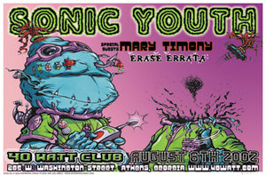 2002 Sonic Youth Show Poster - Zen Dragon Gallery