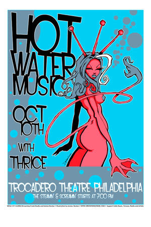 2002 Hot Water Music Philly Show Poster - Zen Dragon Gallery