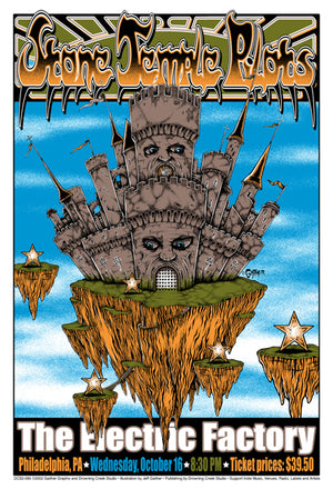 2002 Stone Temple Pilot Philly Show Poster - Zen Dragon Gallery
