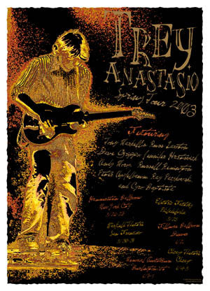 2003 Trey Anastasio Spring Tour Poster - Zen Dragon Gallery