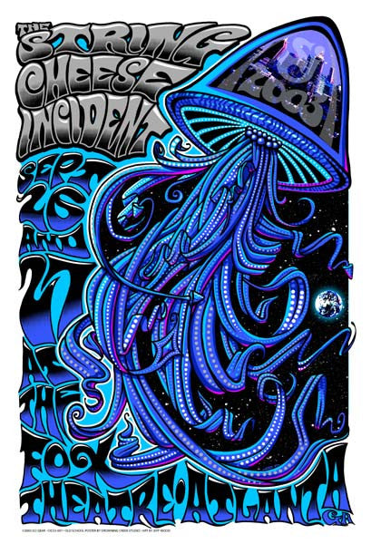 The String Cheese Incident ポスター 限定750枚 The String Cheese Incident - Milwaukee, WI — Conscious Alliance