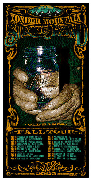 2003 Yonder Mountain Old Hands Tour - Zen Dragon Gallery