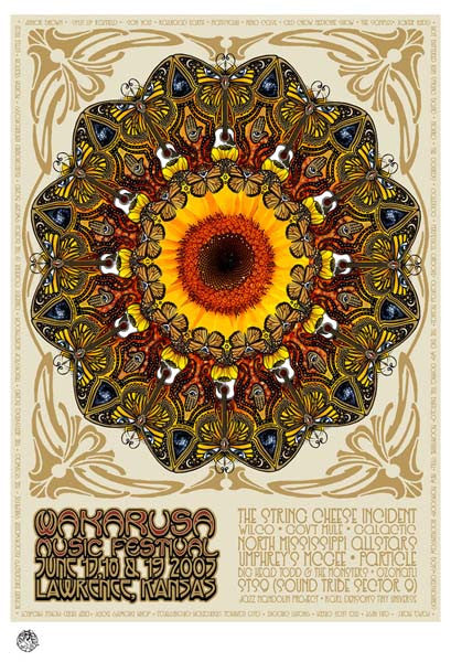 2005 Wakarusa Music Festival Event Poster - Zen Dragon Gallery