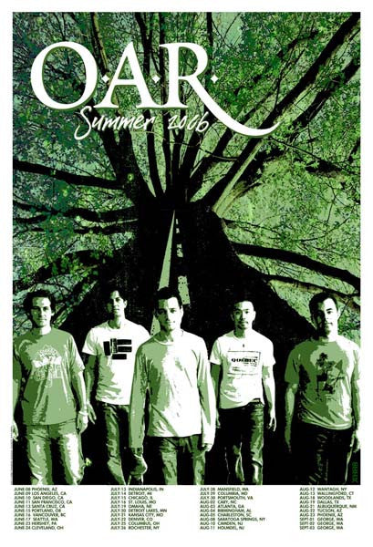 2006 O.A.R. Summer Tour Poster