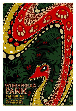 2007 Widespread Panic Walnut Creek - Zen Dragon Gallery