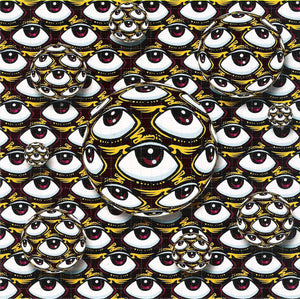 Flying Eyeball Blotter Art - Zen Dragon Gallery